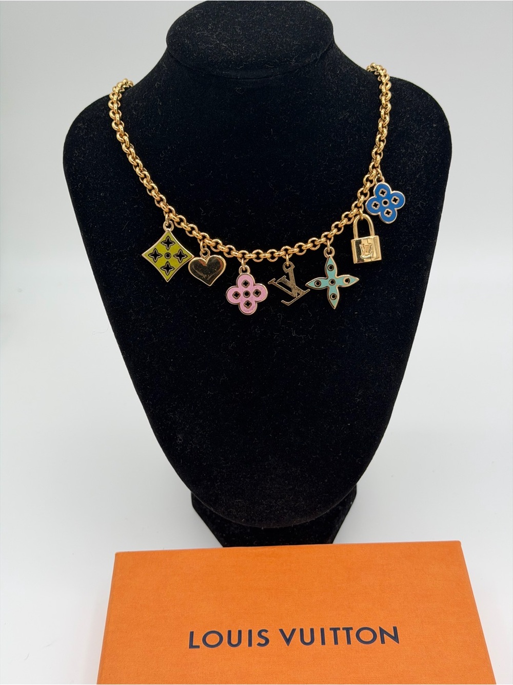 Louis Vuitton Rare Necklace Authentic in box